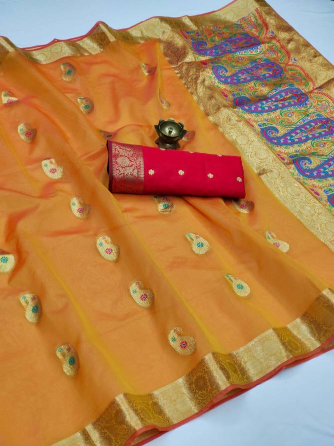 Meera 69 Heavy Festive Wear Pure Organza Designer Saree Collection